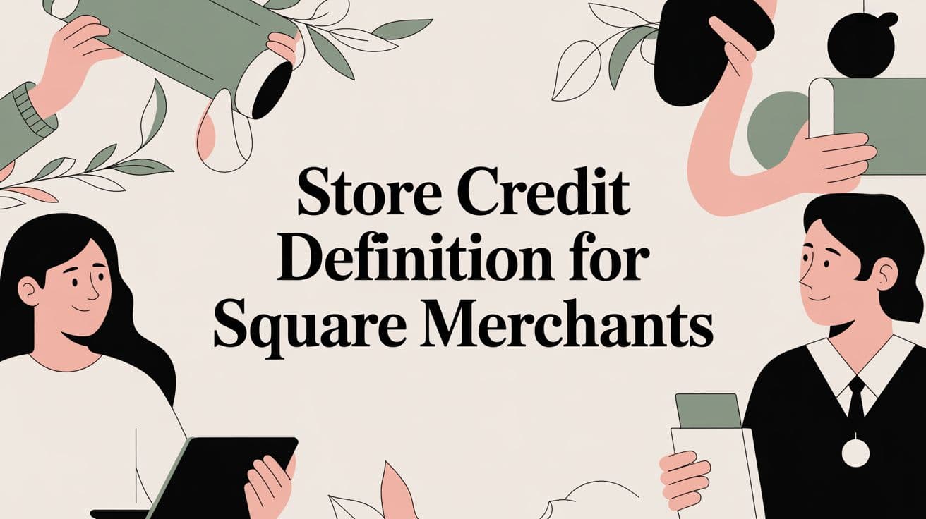 Store Credit Definition for Square Merchants