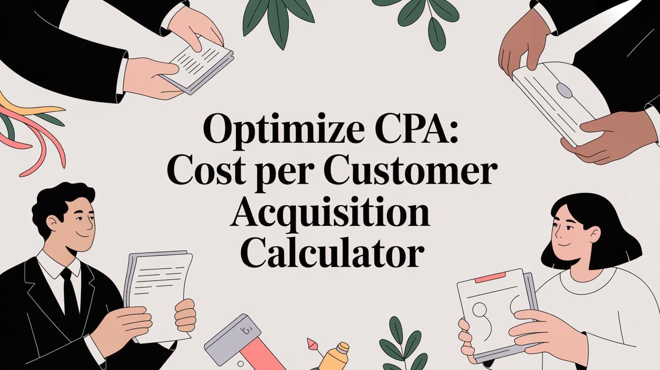 Optimize CPA: Cost Per Customer Acquisition Calculator