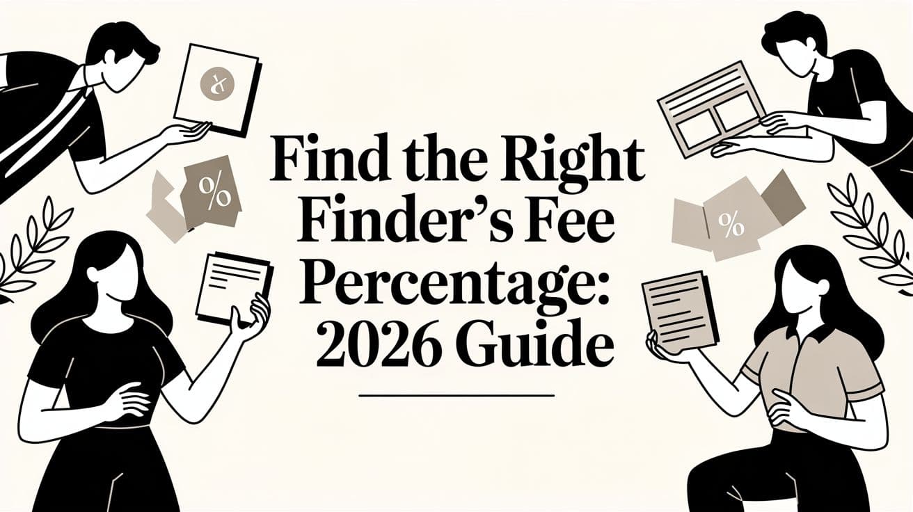 Find the Right Finder's Fee Percentage: 2026 Guide
