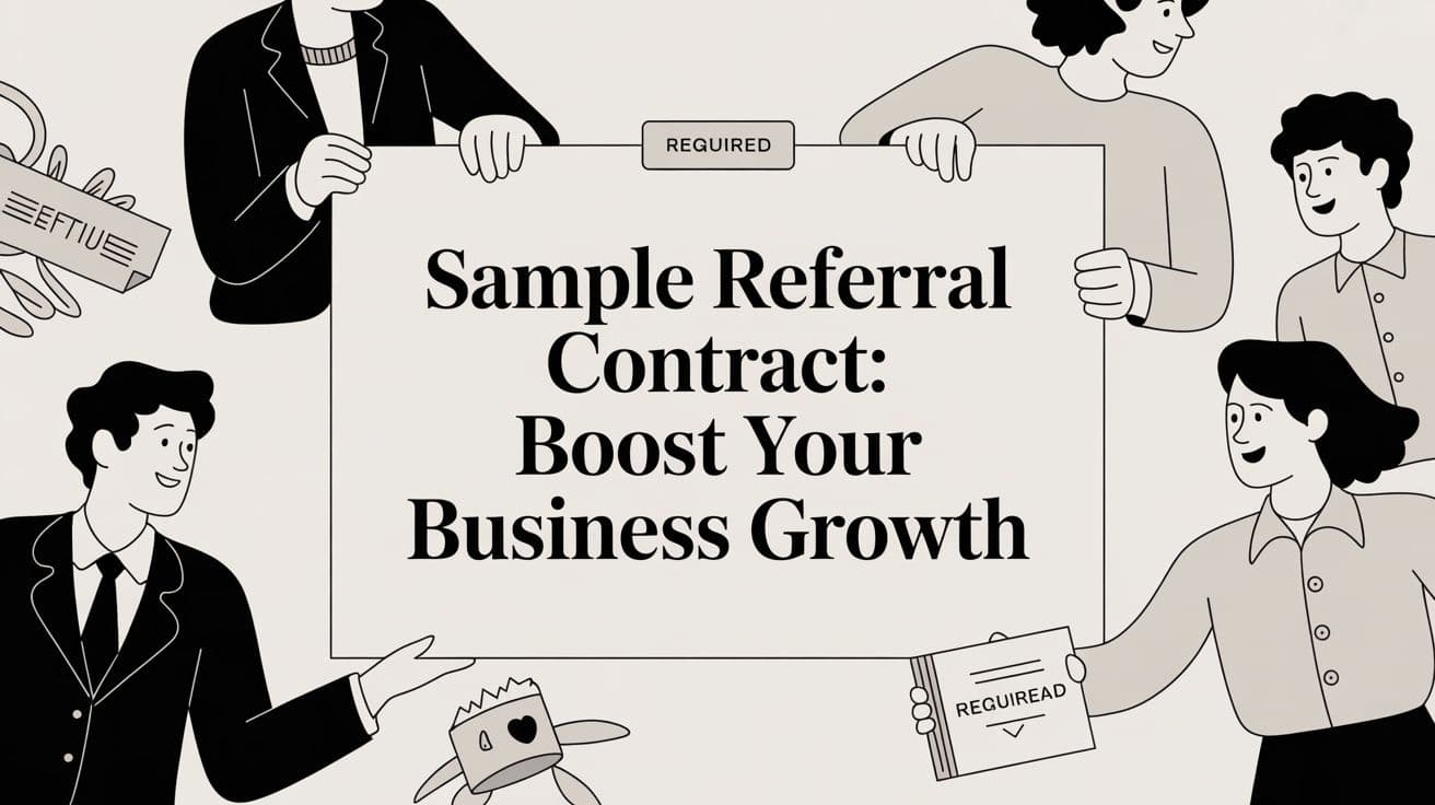 Sample Referral Contract: Boost Your Business Growth