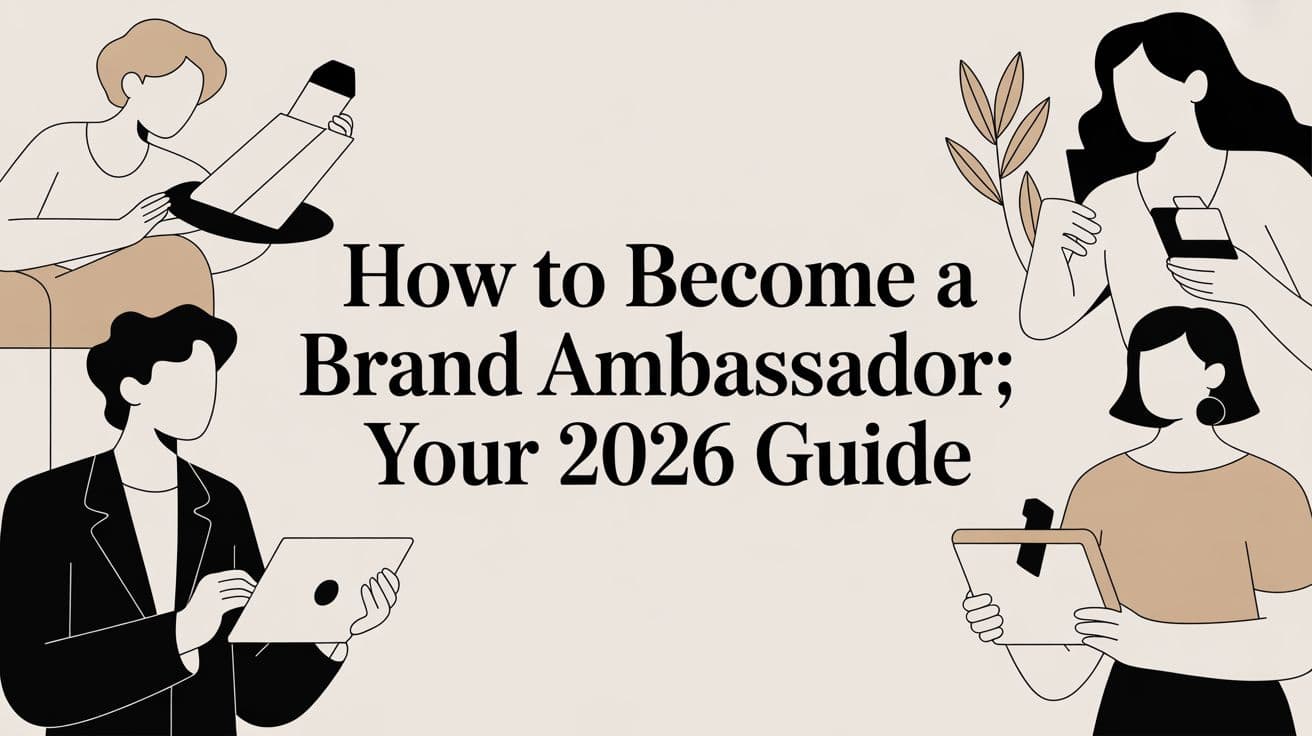 How to Become a Brand Ambassador: Your 2026 Guide