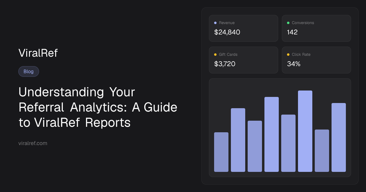 Understanding Your Referral Analytics: A Guide to ViralRef Reports ...